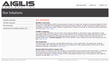 Tablet Screenshot of aigilis.com